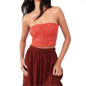 NWT Free People Maia Convertible Bandeau Top, Size Small